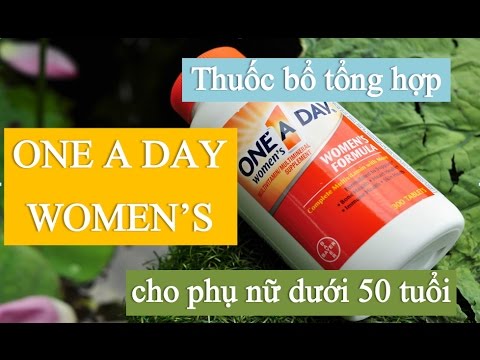 hqdefault THUỐC BỔ TỔNG HỢP DÀNH CHO PHỤ NỮ ONE A DAY® WOMEN’S MULTIVITAMINS 300 VIÊN