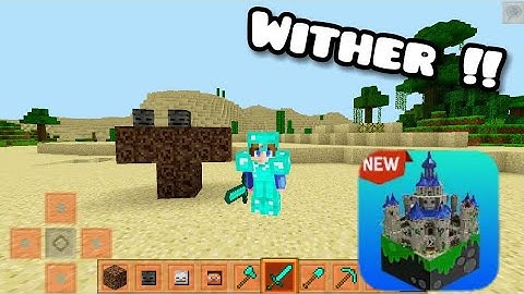 Can you fight WITHER in NEW MasterCraft 2 (very epic)