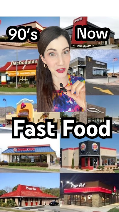Fast Food in the 90’s                                     #90s #nostalgia #nostalgic