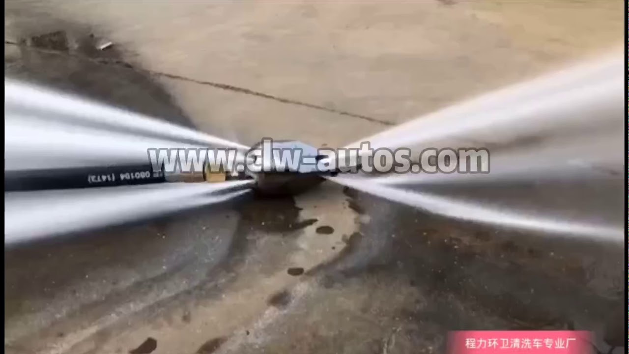 How does High Efficient High Pressure Sewage Sludge Sewer Cleaning Jetting Truck Nozzles work?