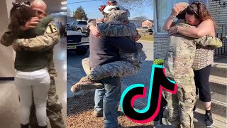 Soldiers Coming Home Surprise Tiktok Compilation 2021 | Emotional Moments That Will Make You Cry 😭
