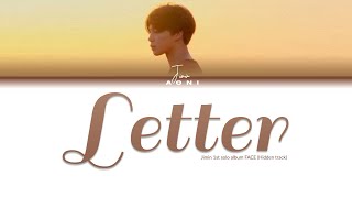 BTS Jimin - Letter (hidden track) [ENG SUB + Color Coded Lyrics]