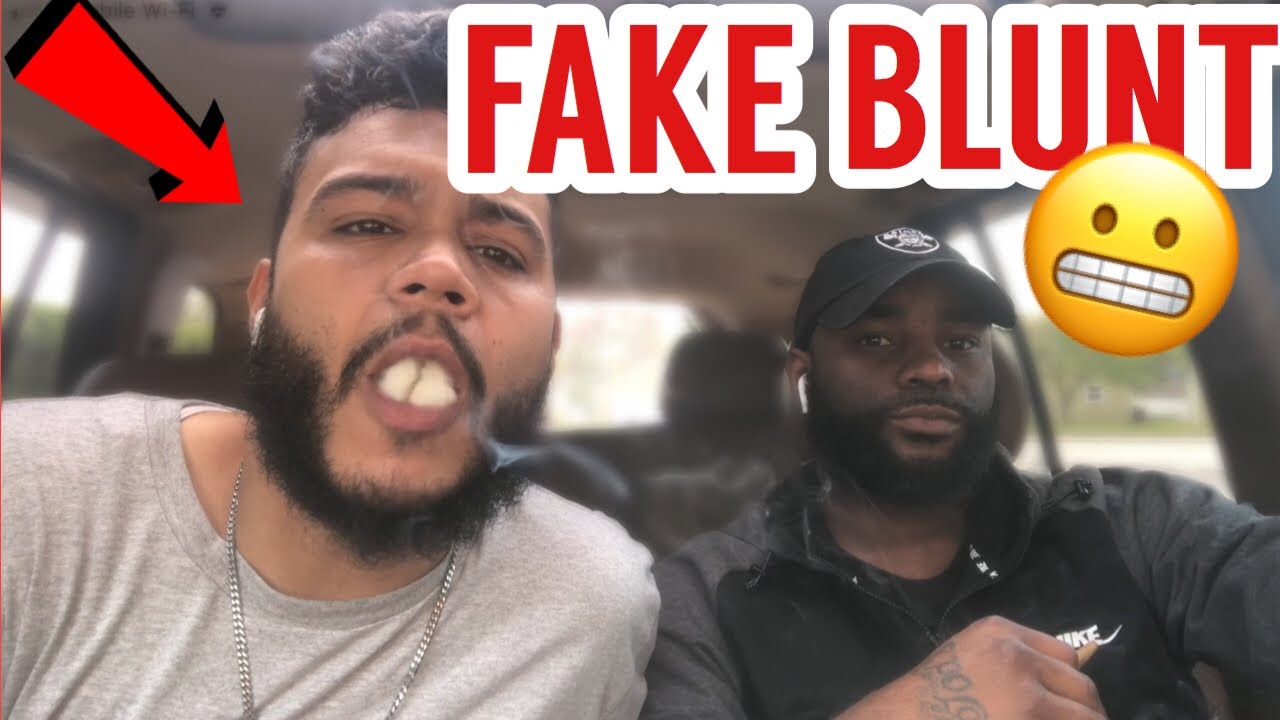 THE FAKE BLUNT PRANK (MUST WATCH)