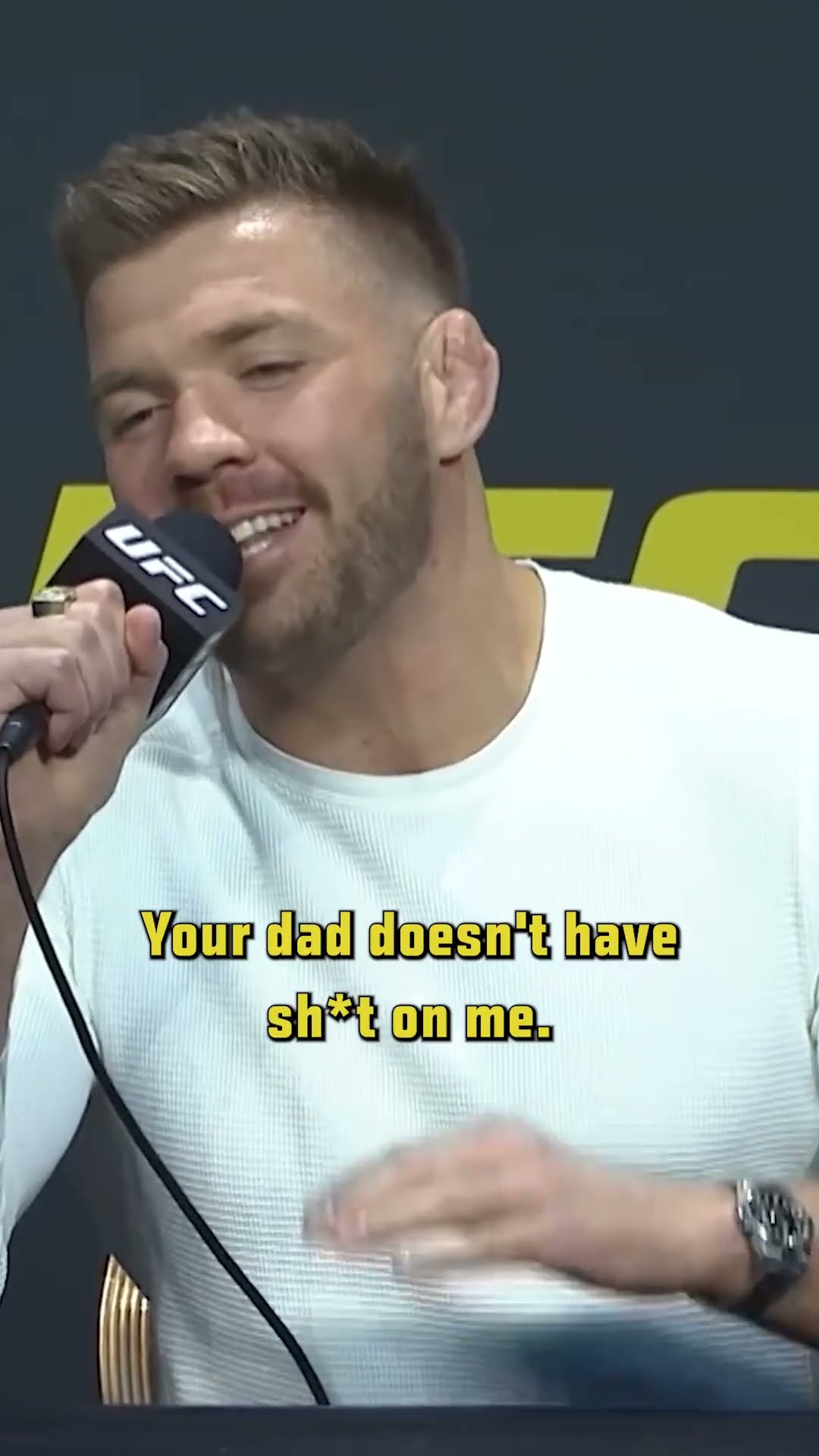 Strickland and Du Plessis press conference was CINEMA ? #ufc312