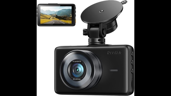 iZEEKER Dash Cam Front and Rear, 1080P FHD Dual Car Camera with SD