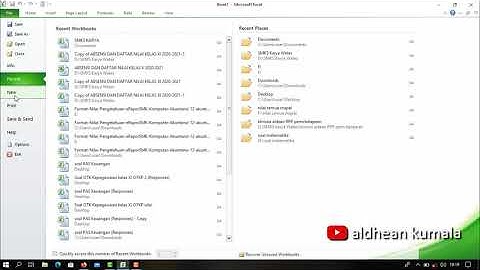 AKL X - SPREADSHEET - Mengoperasikan Paket Pengolah Angka - BAB 1 (PRAKTIK)