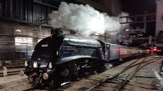 60007 Sir Nigel Gresley Returns To London Kings Cross and 44871 at Euston on Saturday 2nd March 2024