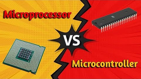 Difference between Microprocessors & Microcontrollers #Microprocessors #Electronics #IT