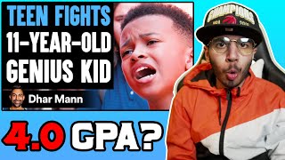 Teen FIGHTS 11-Year-Old GENIUS KID (Dhar Mann) | Reaction!