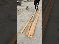 Fendage Traditionnel du Bambou pour des Matériaux Durables