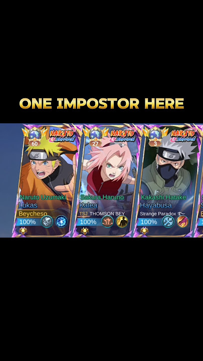 Naruto vs Hunter x Hunter #mobilelegends #mlbb #narutoevents
