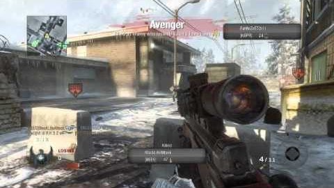 COD Black Ops-epic no scope across map ( ?game winning kill? )