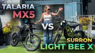 Surron Light Bee X Vs Talaria Mx5 Electric Dirt Bike Comparison