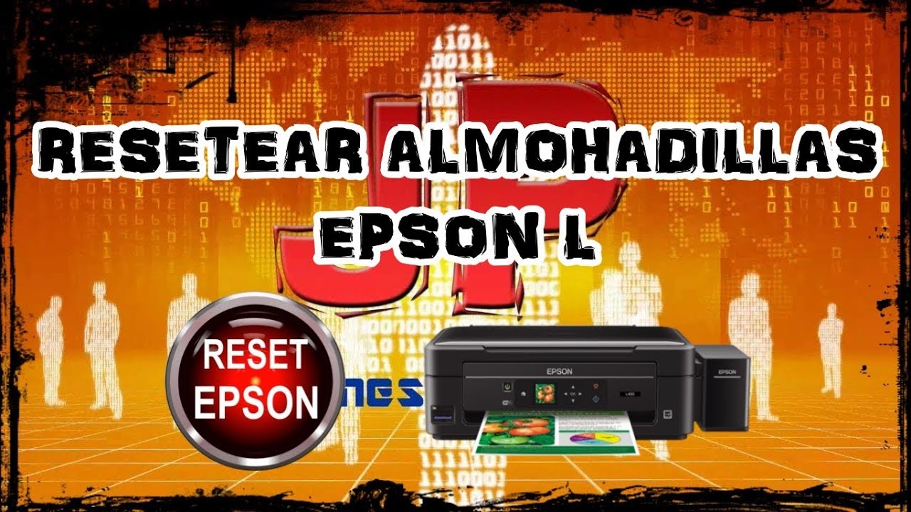 RESET DE ALMOHADILLAS EPSON L455 JP SOLUCIONES YouTube