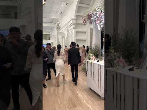 Para penerima tamu pernikahan Kiky Saputri #shorts #wedding #undangandigital