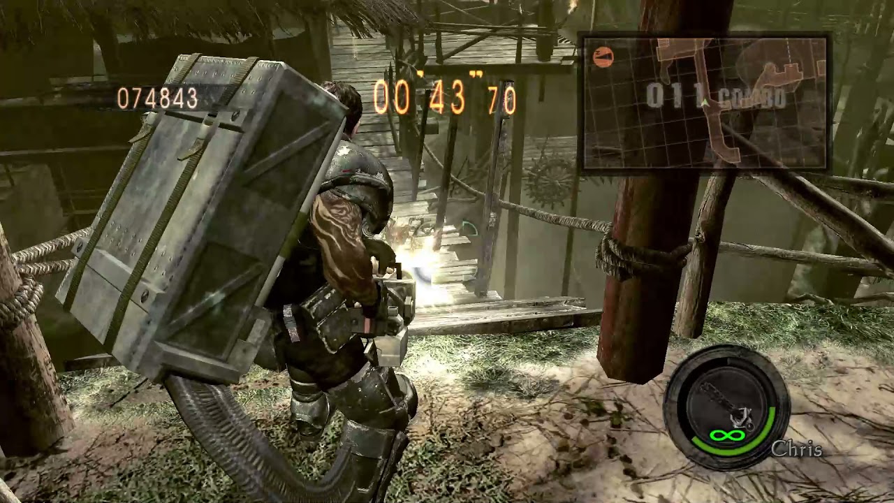 Chris Heavy Metal - Village SS | Mercenaries Reunion | Resident Evil 5 Gold Edition