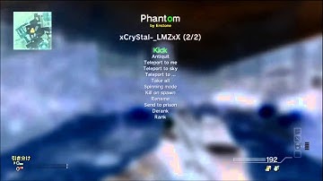 [PS3/MW3] Phantom Mod Menu by Enstone