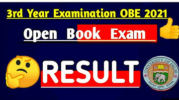 DU Sol Third Year OBE Examination Result अब इस दिन आएगा 2021  #ResultUpdate