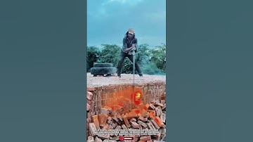 Specialized Masonry Tool for handling stacks of freshly fired red bricks #ToolHolder