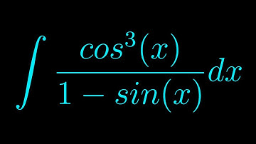 Integral of cos^3(x)/(1 - sin(x))