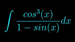 Integral of cos^3(x)/(1 - sin(x))