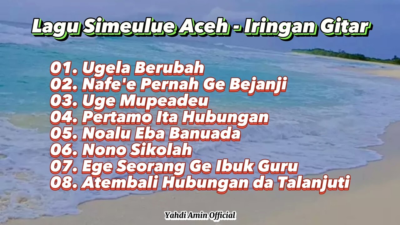 lagu simeulue aceh - iringan gitar