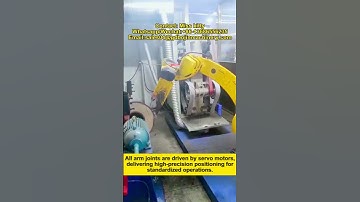 Robot polishing machine #abrasives #factory #machine