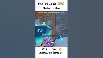Wait For 🔥 1V3 Clutch 😱#shorts #bgmishorts #trendingshorts #youtubeshorts #viral @ArbuGamingYT