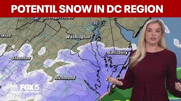 DC weather: Snow could impact Friday morning commute