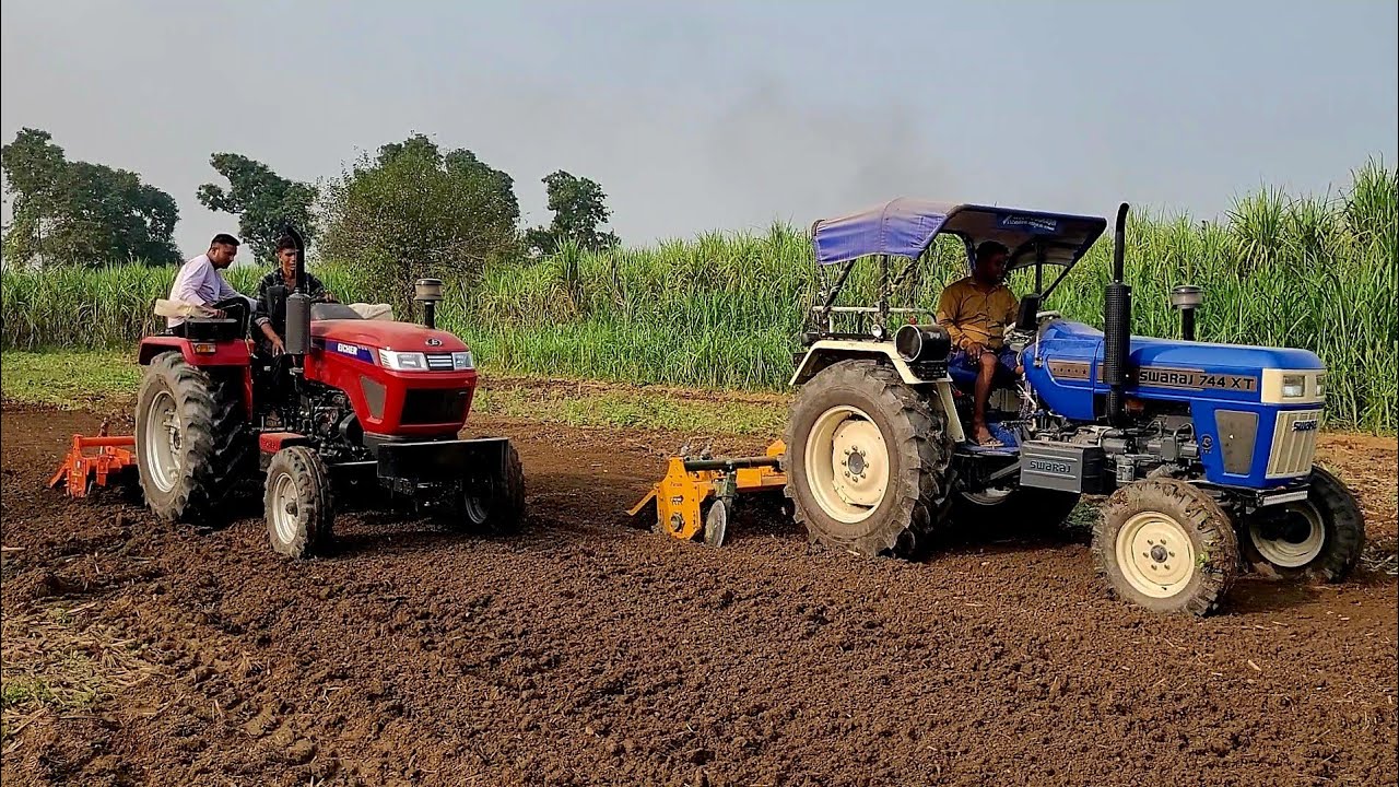 स्वराज ने मार दिया नया आईसर सच्चाई तो सामने है दोनों भिड़ गये एक साथ Swaraj 744 XT Vs Eicher 551