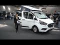 Ford Nugget 2021 ext. Walkaround Aufstelldach Kastenwagen Wohnmobil. Die Doku. Caravan Salon 2020.