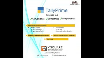 TallyPrime Release 5.0- Launching Soon..