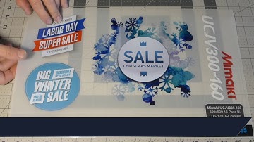 Mimaki UCJV300 - 5 Layer Print/Cut Demo