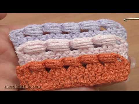 Crochet The Puff Stitch Around Posts/Around Decrease Stitch