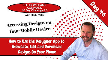 KW Command 66 Day Challenge 4.0 Day 46 - Accessing Designs from iPhone or Android Devices