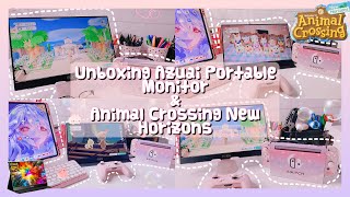 Unboxing Auzai 15.6 Inches Screen Portable Monitor and Animal Crossing New Horizons |   2020 