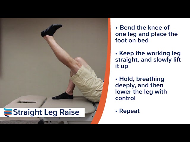 Leg Raise Test - Supine Position - Trial Exhibits Inc.