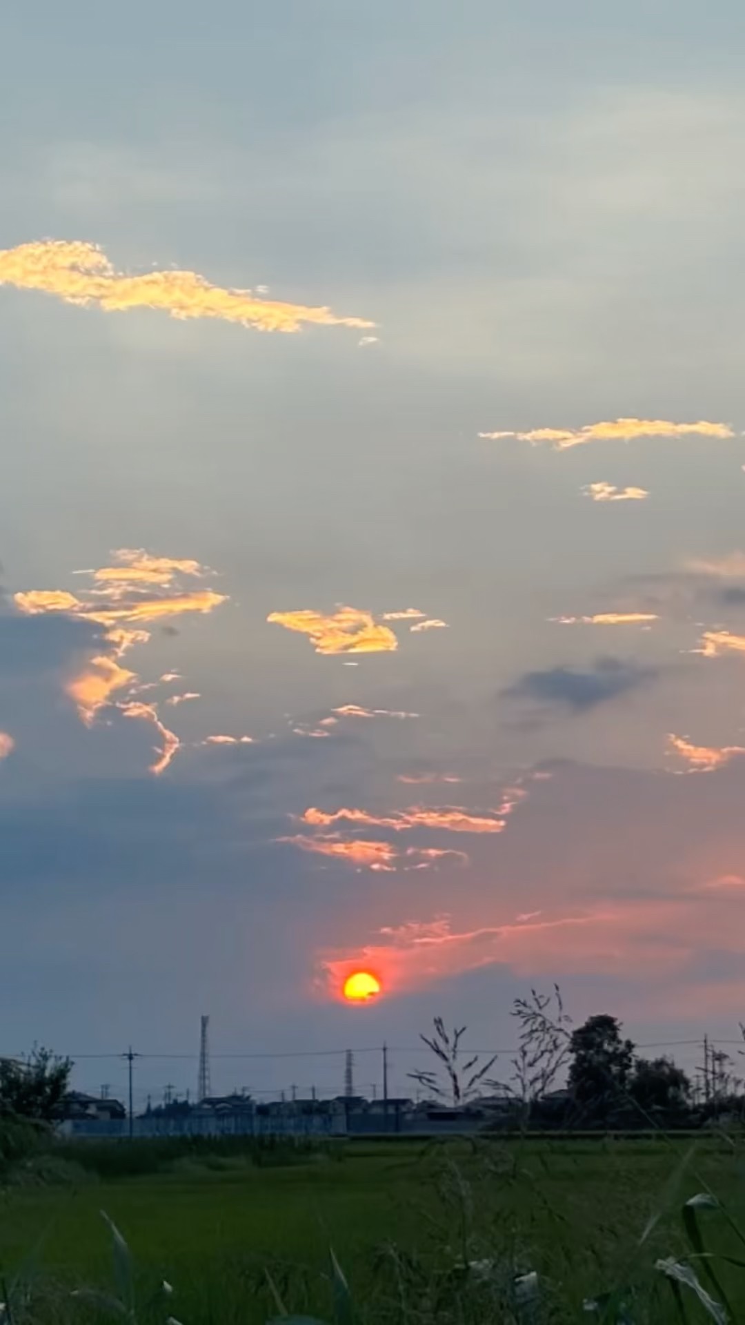 The weather just won't clear up, so here's a sunset from two weeks