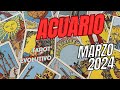 ACUARIO ♒️ MARZO 🔥 UN NUEVO CICLO ECONOMICO ESTA POR INICIAR GANANCIAS CAMBIOS SALDAS KARMA