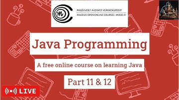 Java Programming II, Part 11 & Part 12 - MOOC.FI Exercises #24