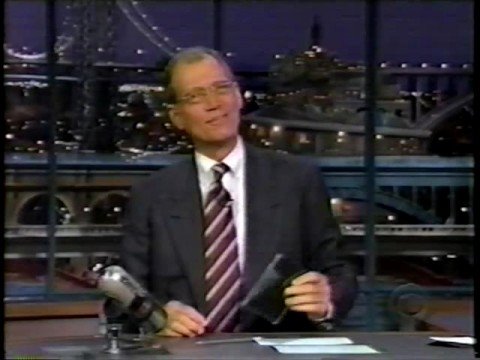 DAVID LETTERMAN WITH BEN STILLER AND BEN ROBINSON ...