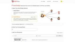How to Request Digital Signatures with SendToSign on PDFfiller