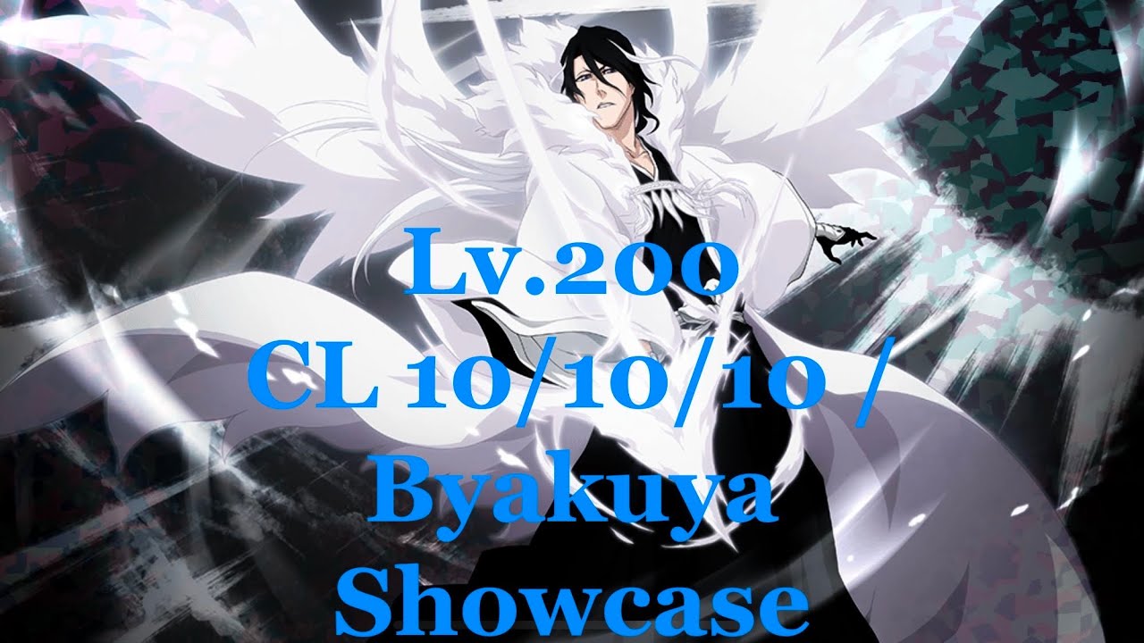 Byakuya (5th anniversary edition) Showcase | Bleach brave Souls