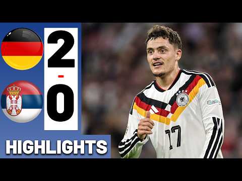 Germany vs Serbia 2-0 • WIRTZ GOAL - Highlights Uefa Nations League 26/27