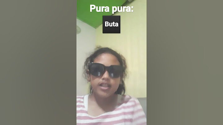 pov:pura pura buta atau pura pura tu
