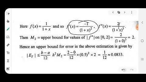 Numerical Integration///Trapezoidal Rule /// Second semester BSc Mathematics// Calicut university