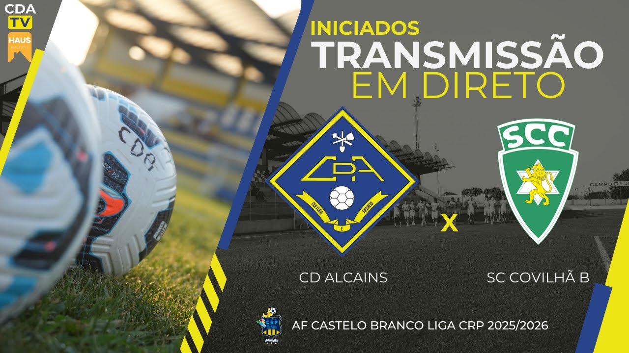 Transmissão em Direto | CD ALCAINS vs SERTANENSE | AF C.B Taça José Farromba 25/26