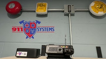 Station Alert 1 (SA1) w/ 6” Bell Works with Motorola and Unication Amplified chargers