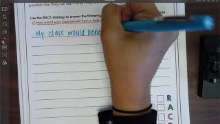 Writing with R.A.C.E strategy
