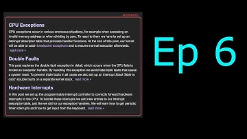 Writing an OS in Rust - Part 6 - Double Faults